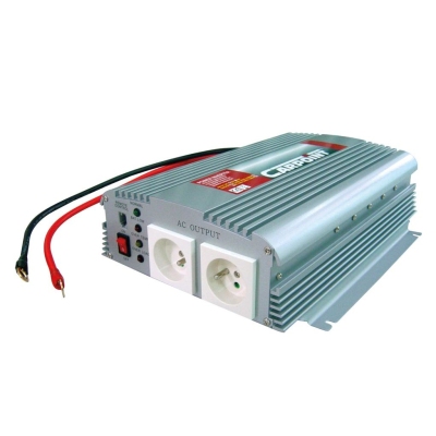 Omvormer 12>230v 1000w (voor gebruik in belgië en frankrijk) universeel  winparts