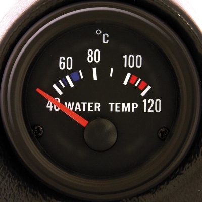 Performance instrument zwart watertemperatuur 40-120c 52mm universeel  winparts