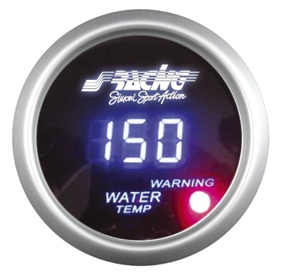 Simoni racing digitaal instrument - watertemperatuur 40-120gr. - 52mm universeel  winparts