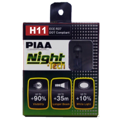 Piaa night tech h11 halogeen lampen universeel  winparts